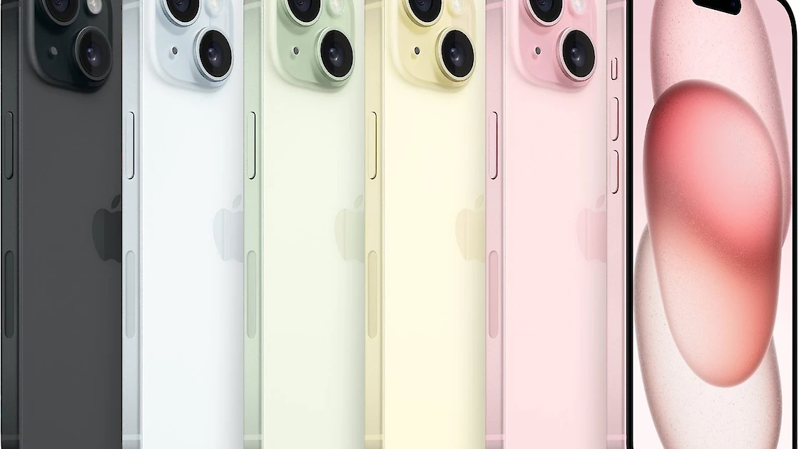 iPhone 15 color variations