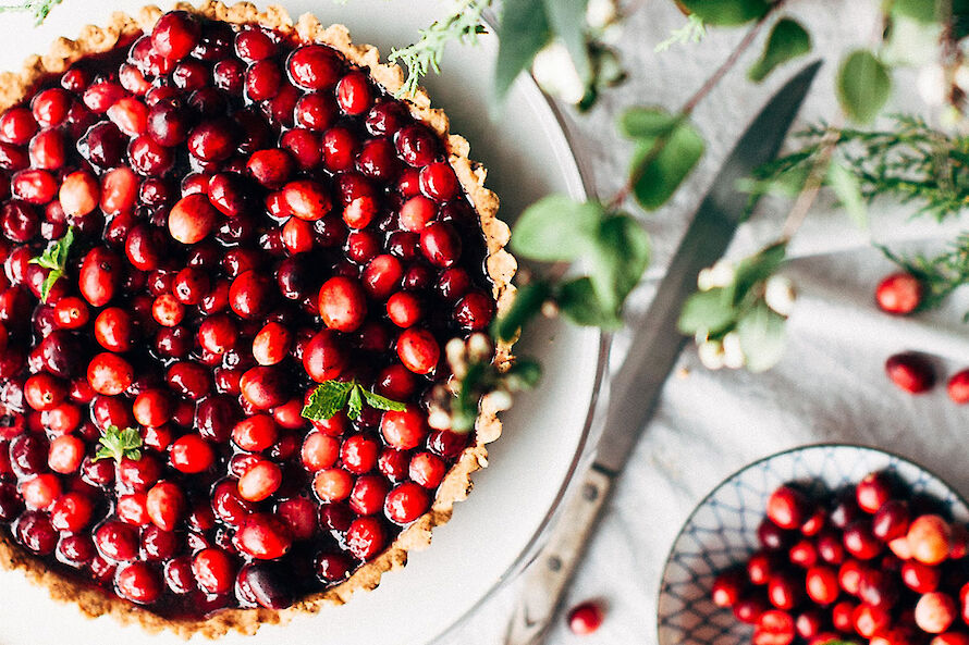 Cranberry pie